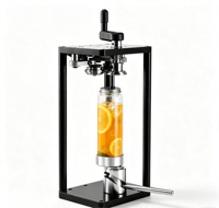 Machine à sceller les canettes manuelle sans alimentation, écologique, pour le café, le lait, le thé, les sodas, les canettes en PET et en papier