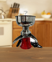Centrifugeuse séparatrice de lait, de crème et de miel en acier inoxydable motorisée de qualité alimentaire pour usage domestique