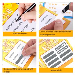 Etiquetas Adhesivas Rasca y Gana Grises <span class=keywords><strong>de</strong></span> 10*45mm, Precio Económico, Etiqueta <span class=keywords><strong>de</strong></span> Seguridad Rasca y Gana, Película Rasca y Gana, Etiqueta Adhesiva Rasca y Gana - Product Image 5