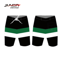 Shorts de bain personnalisés en sublimation, style mode, pour la plage et le surf, vente en gros