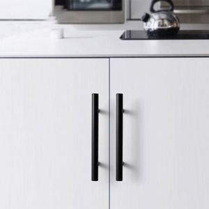YQ Modern Stainless Steel Furniture Handles for Kitchen Cabinet Wardrobe Dresser <b>Drawer</b> & Living Room <b>Pulls</b> - Product Image 2