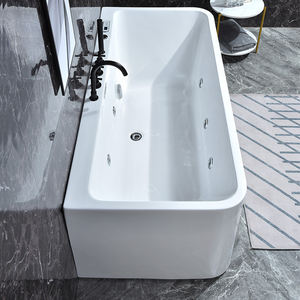 Double <span class=keywords><strong>Massage</strong></span> Surf Standalone Hotelhome <span class=keywords><strong>Couple</strong></span> Bain Salle de Bain Multifonctionnel Whirlpool <span class=keywords><strong>Spa</strong></span> Cascade Acrylique Baignoire de <span class=keywords><strong>Massage</strong></span> - Product Image 6