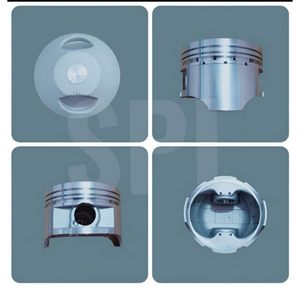 Kit de piston Honda CBZ, diamètre 63,50 mm, segments OEM, surdimensionnement 1,00, surface lisse, pour moteur de moto - Product Image 2