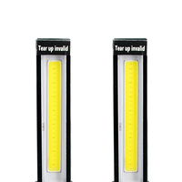 Lampe de travail pliable à LED 5 modes, en plastique, pour la chasse, avec base magnétique rotative à 360°, rechargeable par USB, pour garage, atelier, inspection