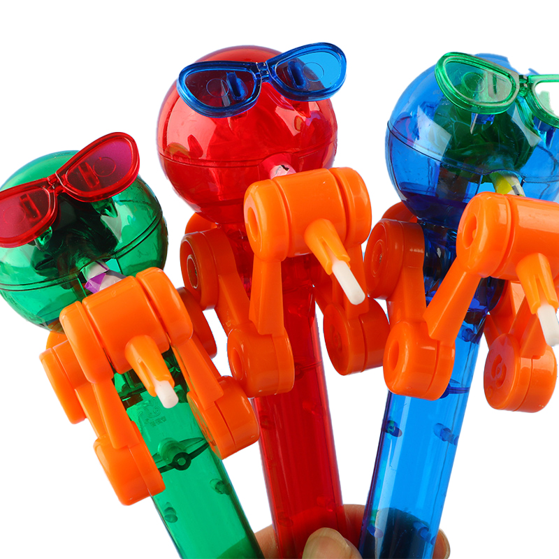 Креативное питание леденец Конфеты робот Забавный подарок игрушка