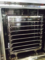 Cilindro de acero inoxidable de la serie YZG, horno secador de bandeja al vacío para alimentos, motor PLC certificado ISO para la industria de la construcción, secado de levadura