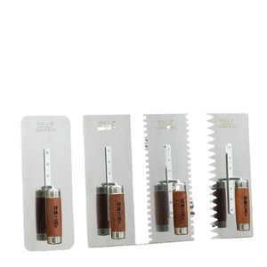 Stainless Steel Trowel Flat Blade Toothed Plastering Tool For Tile Laying Industrial Grade - Product Image 5