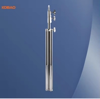 Kdbao - Trípode de Fotografía Profesional de Acero Inoxidable de 2 Metros, Ajustable y Portátil, con Luz Estroboscópica para Estudio y Softbox