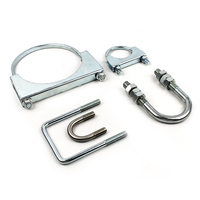 Colliers de serrage en U 2-1/2 pouces pour échappement, OEM et sur mesure, en acier et acier inoxydable, fabrication chinoise, pour faible MOQ
