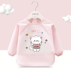 ผ้ากันเปื้อนซิลิโคนแบบถอดได้ลายการ์ตูนสำหรับทารกและเด็กวัยหัดเดินที่กันน้ำได้มีกระดุมปิดง่ายต่อการซัก - Product Image 1