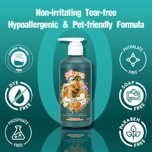 6 en 1 peau sensible naturelle PH équilibré produits de toilettage pour animaux de compagnie <span class=keywords><strong>anti</strong></span>-démangeaisons organique flocons d'avoine chien <span class=keywords><strong>chat</strong></span> shampooing - Product Image 5