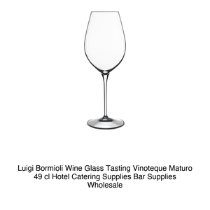 แก้วชิมไวน์ Luigi Bormioli Vinoteque Maturo ขนาด 49 ซล. สูง 24.2 ซม. เส้นผ่านศูนย์กลาง 8.8 ซม. - Product Image 2