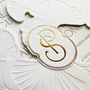 Invitations de <span class=keywords><strong>mariage</strong></span> françaises haut de gamme personnalisées, cartes de vœux, cartes postales professionnelles simples, designs de cartes-cadeaux, étiquettes d'emballage - Product Image 3