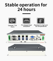 Ordinateur industriel YANKONG 3*LAN 6*USB intégré sans ventilateur 2 ports COM Edge Computing IPC-Y6 Intel Celeron 64 Go de RAM 1 To Linux