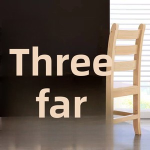 Chaise de salle à manger simple et moderne <span class=keywords><strong>en</strong></span> <span class=keywords><strong>pin</strong></span> massif avec dossier, mobilier de maison, démontable et assemblable, pour salle à manger - Product Image 2