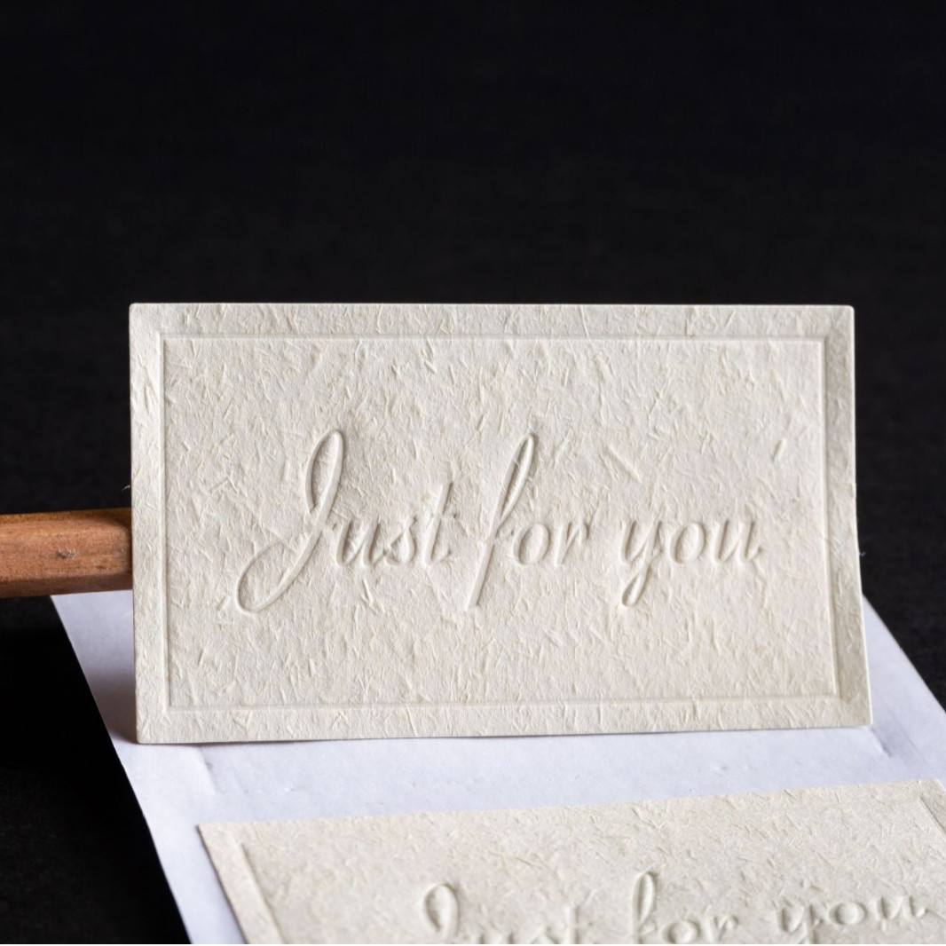 Debossed style - 4x7cm