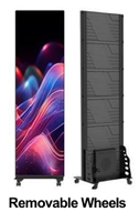 Écran d'affichage LED intelligent COB M-Shine pour intérieur, luminosité 600-1000 CD, signalisation numérique pour magasins de détail et centres commerciaux, garantie 1 an