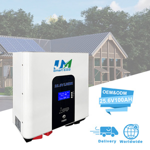 JM Factory Customized <b>Battery</b> Solutions 12V <b>24V</b> 25.6V 100Ah 105Ah Lithium Ion Pack Solar Power System for Home - Product Image 5
