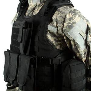 Bestseller Nylon Molle Plaat Drager Tactische Outdoor Beschermende Vest Met Uitrusting Chaleco Veiligheidskleding - Product Image 3