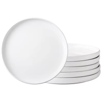 Assiettes en céramique réutilisables portables en gros d'usine, grand ensemble de vaisselle en grès pour la maison et la cuisine, compatible micro-ondes
