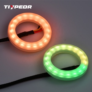 Tiypeor Logo <span class=keywords><strong>Led</strong></span> 50 mét RGB Vòng tròn ánh sáng với bìa vòng ánh sáng mắt thiên thần cho BMW Logo đèn nền Logo <span class=keywords><strong>Led</strong></span> cho Yamaha - Product Image 2