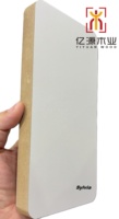 Panneau MDF stratifié mélaminé double face 1220x2800*18mm, panneau de fibres à densité moyenne, qualité E1, pour meubles, armoires et décoration