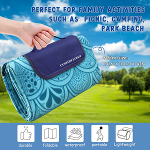 Mantas grandes para pícnic, 3 capas, impermeables, plegables, para acampar al aire libre, para <span class=keywords><strong>Parque</strong></span> de playa - Product Image 5