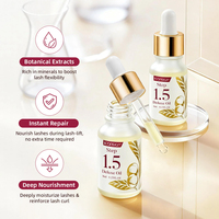 ICONSIGN Step 1.5 Huile de Luxe 8ml – Soin Booster et Réparateur Nourrissant pour Lifting des Cils et Lamination des Sourcils en Salon