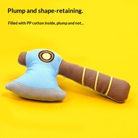Jouets à mâcher pour chat en peluche en forme d'arme, en toile de coton, infusés à la catnip, résistants aux morsures, interactifs, à motif de dessin animé, pour soulager l'ennui et favoriser la santé dentaire