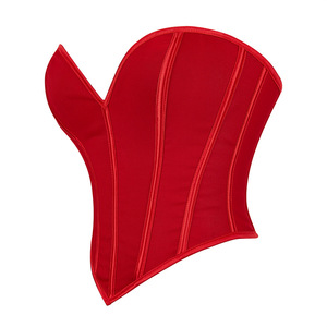Corsetto gotico Vintage in tinta unita 2024nuovo corsetto con motivo opaco Plus Size a tazza aperta con lacci Bustier disossato corsetto sottoseno - Product Image 5