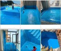 Revêtement imperméable acrylique polyuréthane à base d'eau de bonne qualité pour toitures, murs en béton et aluminium, sols en béton