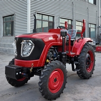 Trattore Agricolo da 60 CV con Caricatore Frontale per Aratura, Raccolta e Trasporto