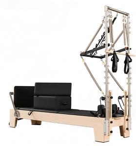 Reformer de Pilates de Madera de Arce Premium con Accesorios Completos y Media <span class=keywords><strong>Torre</strong></span> para Estudios de Pilates Comerciales de Lujo - Product Image 6