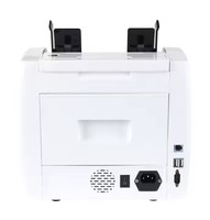 Machine de comptage d'espèces à double détecteur d'argent CIS à chargement par le haut