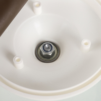 Neues Design Transparenter Kuchen-Plattenspieler aus gehärtetem Glas Rotierender rutsch fester Boden Runder Kuchenst änder Plattenspieler-Tablett
