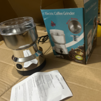 Usine directe multifonctionnelle alimentaire électromécanique en acier inoxydable tasse de broyage couvercle transparent rectifieuse
