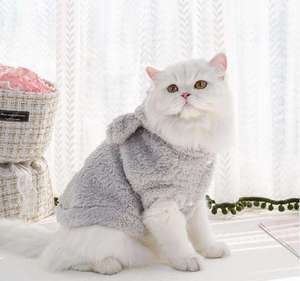 High Quality Soft Cotton Wool Pet Hoodie New <strong>Rabbit</strong> Ears Wholesale Cat Dog Supplies for Winter Pet <strong>Clothes</strong> for Spring Season - Product Image 2