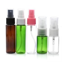 Bouteille pulvérisateur rechargeable en plastique PET 10ml-500ml 400ml, flacon rond transparent en plastique pour désinfectant pour les mains, pulvérisation fine