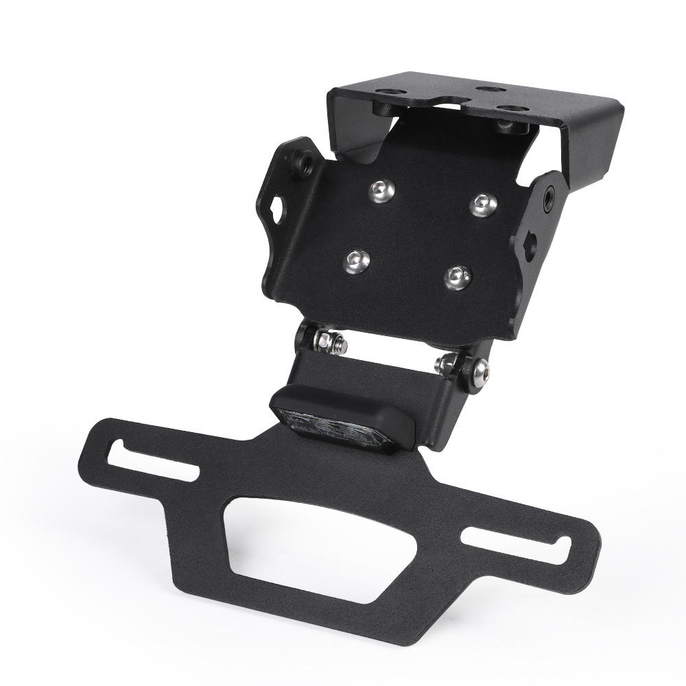 24 C675E4 portamatrículas plegable negro