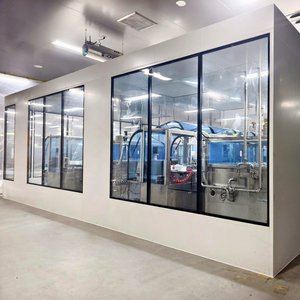 Solutions modulaires pour salles blanches alimentaires |   Conception hygiénique et écoénergétique, élimination de la poussière, nouvelle version en acier inoxydable, garantie de 3 ans - Product Image 1