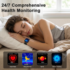 Montre connectée ultra-fine incurvée de 1,85 pouces, corps de 6,9 mm, mesure de l'oxygène sanguin, fréquence cardiaque, écran AMOLED - Product Image 5