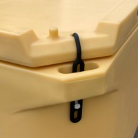 Conteneur isotherme pliable rotomoulé 660L, moderne, robuste, étanche, pour le transport de poisson et la pêche en mer