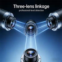 Analyseur de peau professionnel AI X avec liaison à 3 objectifs et imagerie HD 36MP, analyse portable de la peau du visage pour usage domestique et contrôle par iPad
