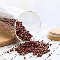 Récipient de stockage de pâtes spaghetti en verre garde-manger de cuisine avec couvercles grand pot de stockage de nourriture hermétique transparent avec couvercle en bois d'étanchéité