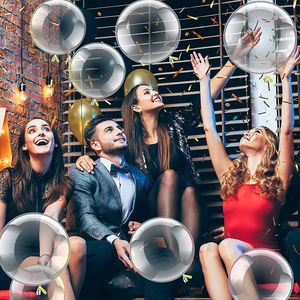 10''18''24''36'' Transparent Globes Clear <b>Balloon</b> Helium Inflatable Bobo <b>Balloons</b> Wedding Birthday Baby Shower Decoration - Product Image 4