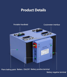 Batterie au lithium-ion 12V 24V 48V 60V 72V, pack de batteries de stockage d'énergie 100Ah 200Ah 300Ah 400Ah 500Ah 600Ah, alimentation de secours - Product Image 4