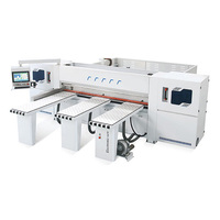 Scie à panneaux CNC automatique KDT avec élévateur de charge, scie à poutre contrôlée par ordinateur pour une menuiserie efficace