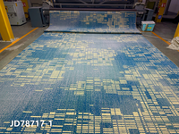 Tapis Moderne de Luxe Design Axminster 5 Étoiles pour Couloir et Hall d'Hôtel, Moquette Imprimée Murale, Fournisseur en Gros