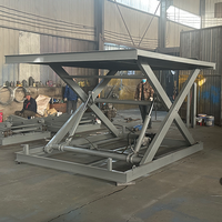 Plateforme élévatrice verticale hydraulique automatique personnalisée CHANGDING CFY-1T, élévateur de voiture à ciseaux, acier au manganèse haute résistance, boîte de commande