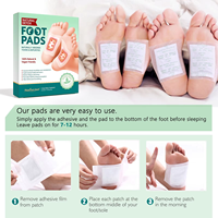 Huainan Hall Wormwood Nourishing Repair Foot Mask Melembapkan Kulit Melembutkan Melembabkan Plester Cina Anti-Pecah-Pecah Titik Plantar